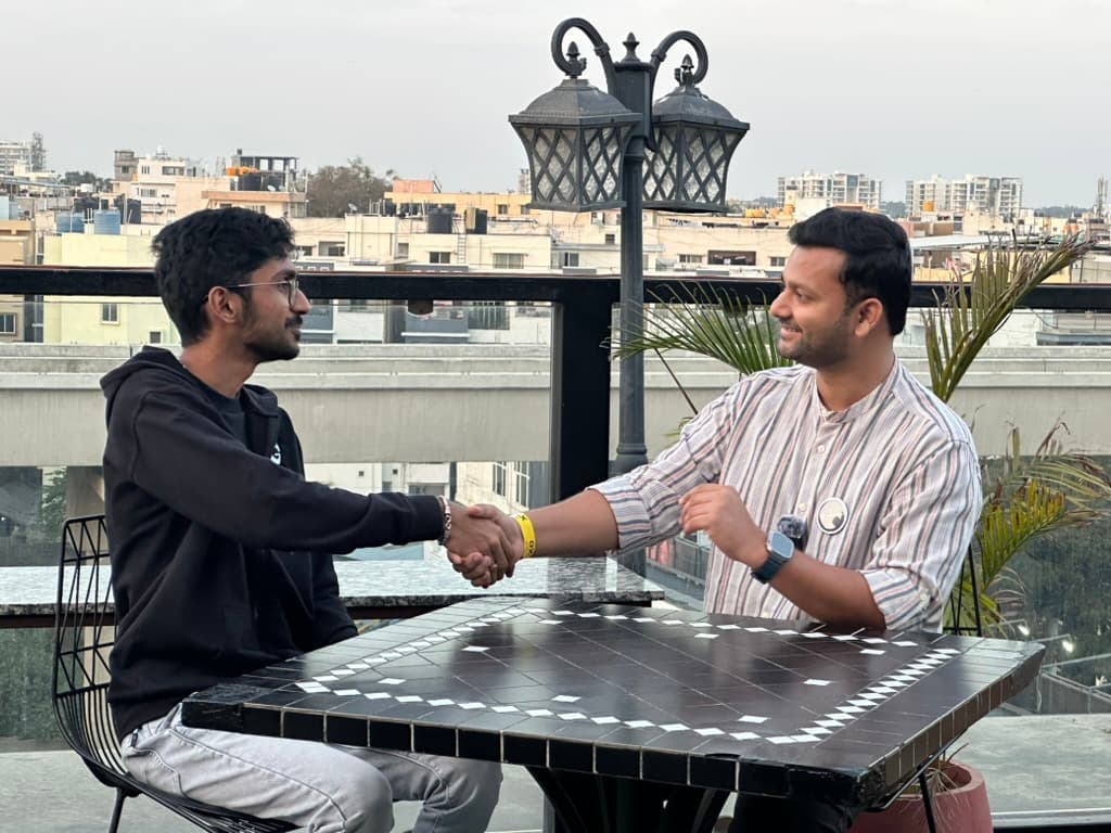 Interview Handshake - Bitscrunch Bangalore