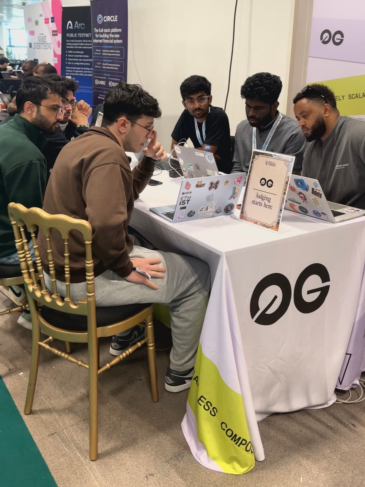 0G Booth - ETHGlobal Cannes