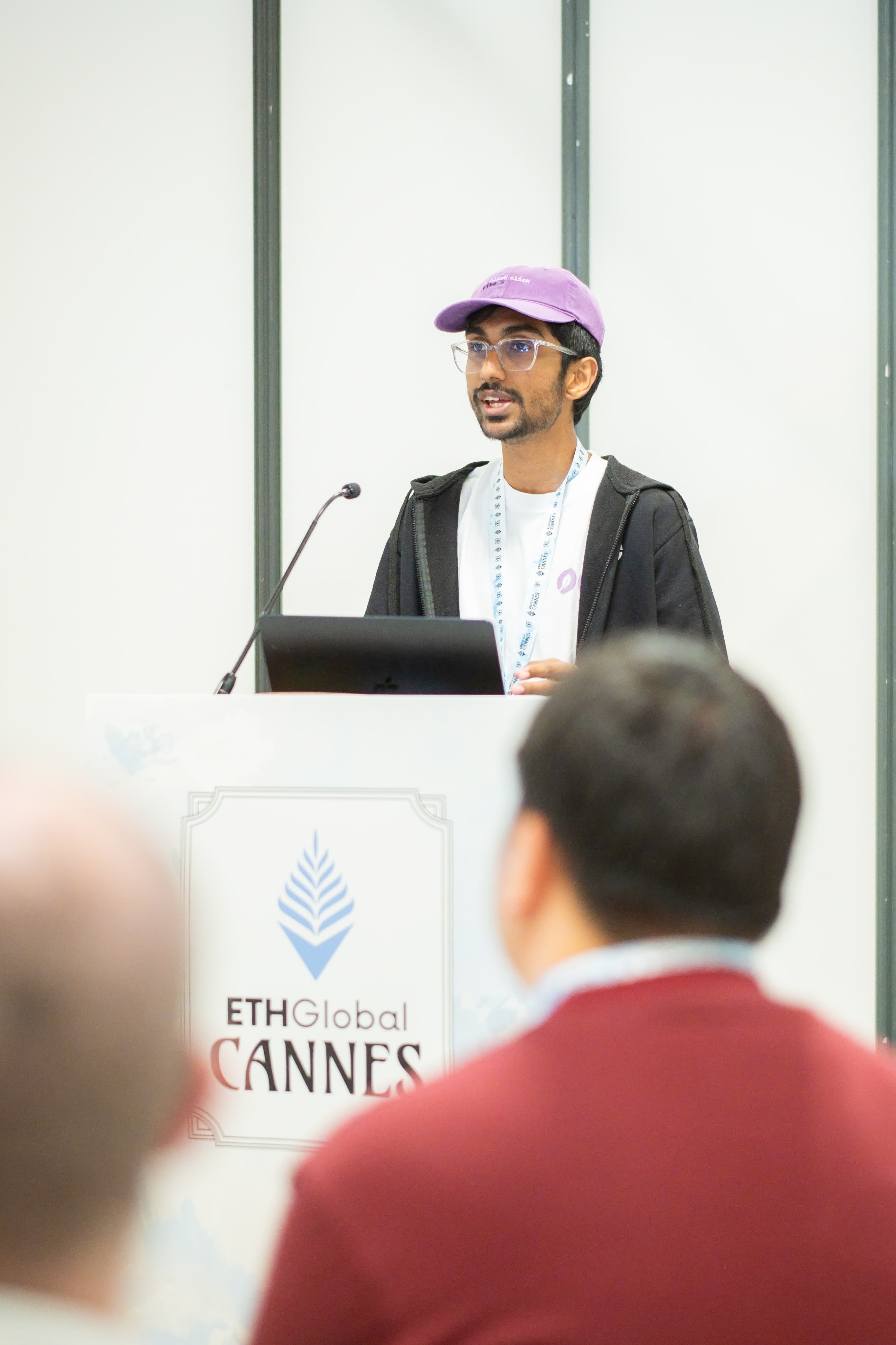On Stage with Audience - ETHGlobal Cannes