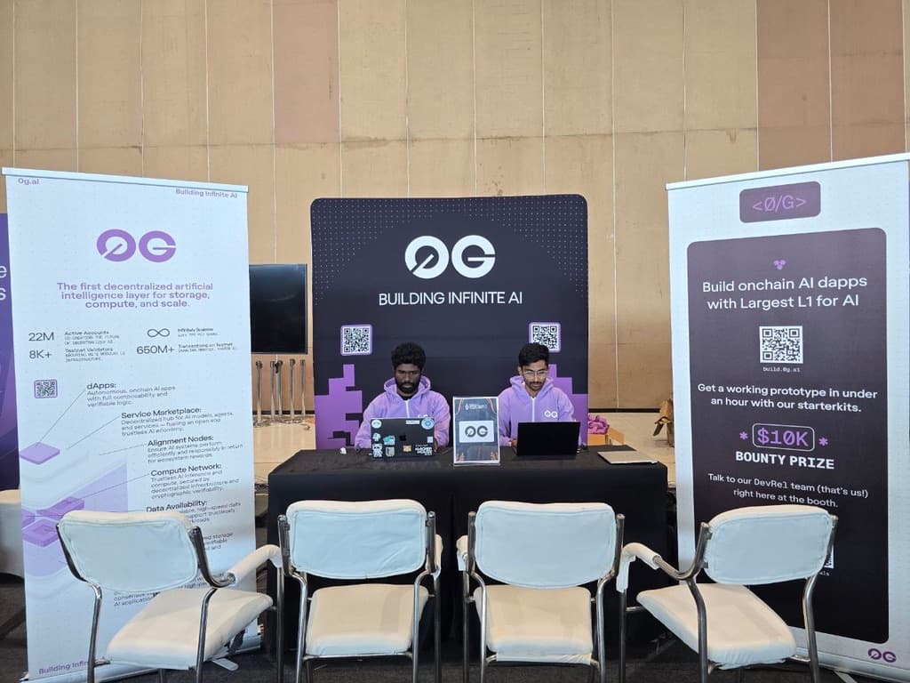Booth Setup - ETHGlobal New Delhi