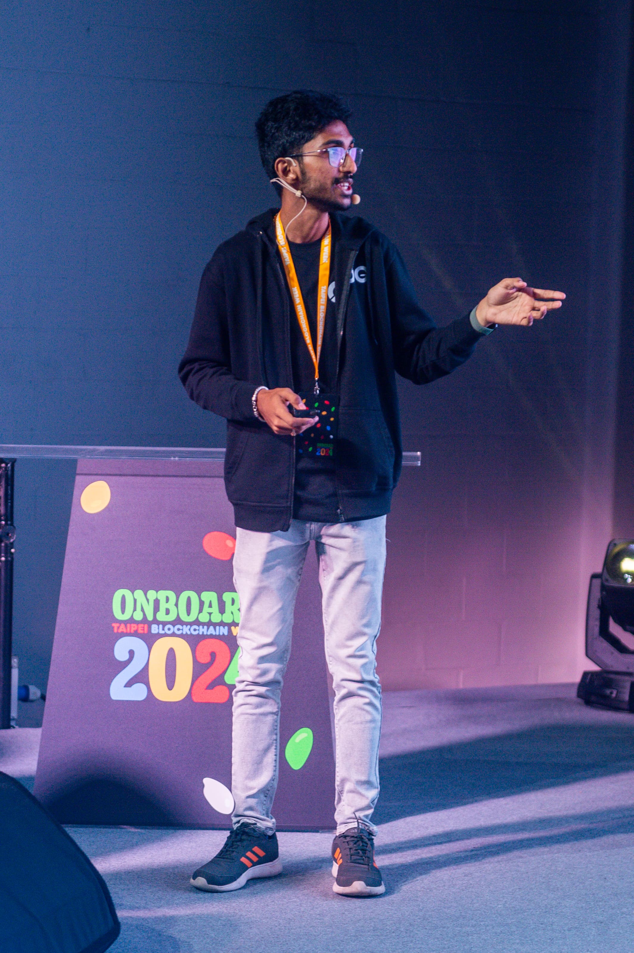 On Stage - Taipei Blockchain Week