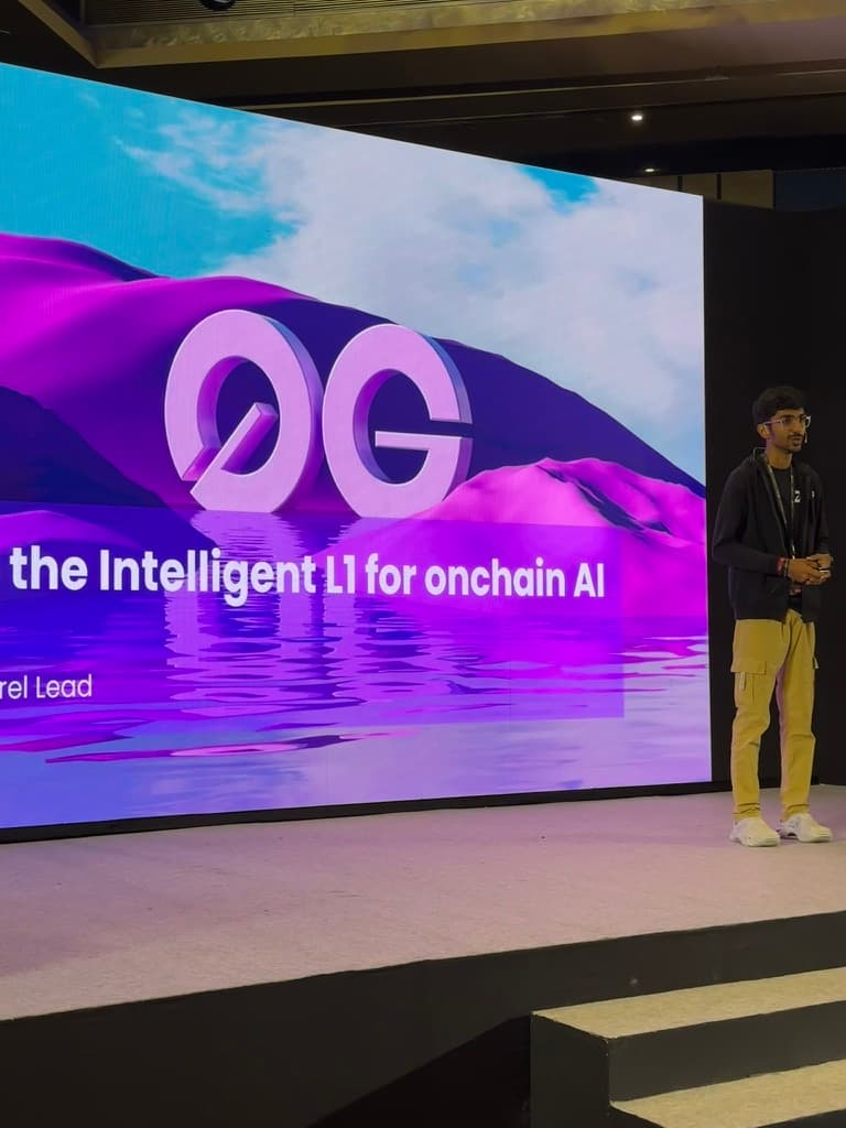 Presenting as DevRel Lead - India Blockchain Week
