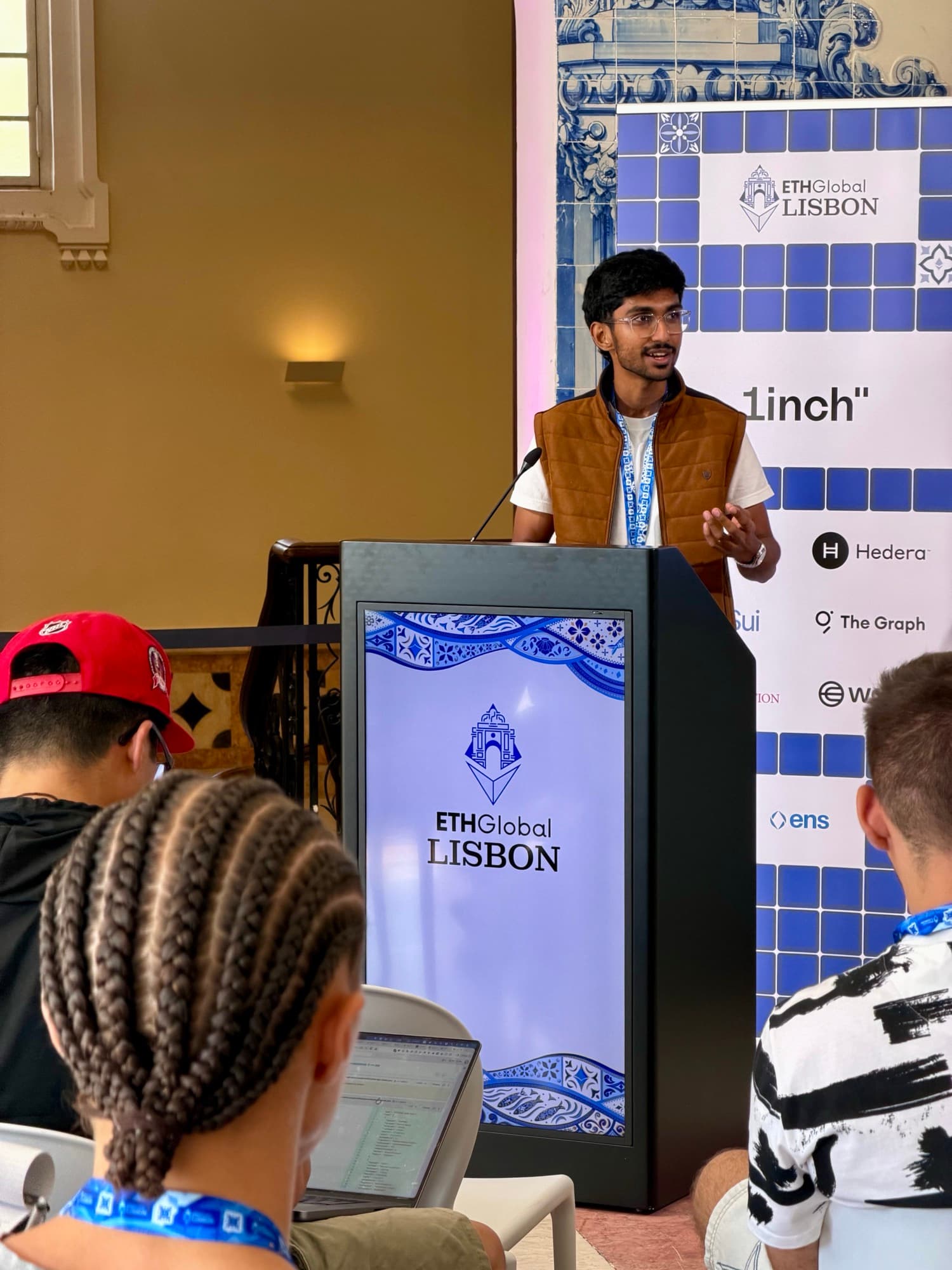 Gathin T at ETHGlobal Lisbon