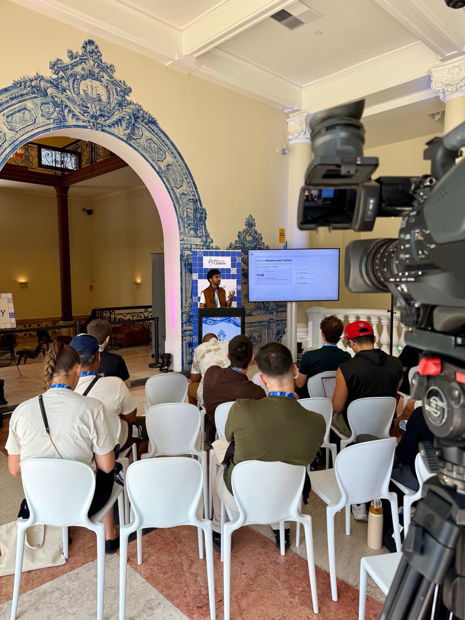 Gathin T at ETHGlobal Lisbon